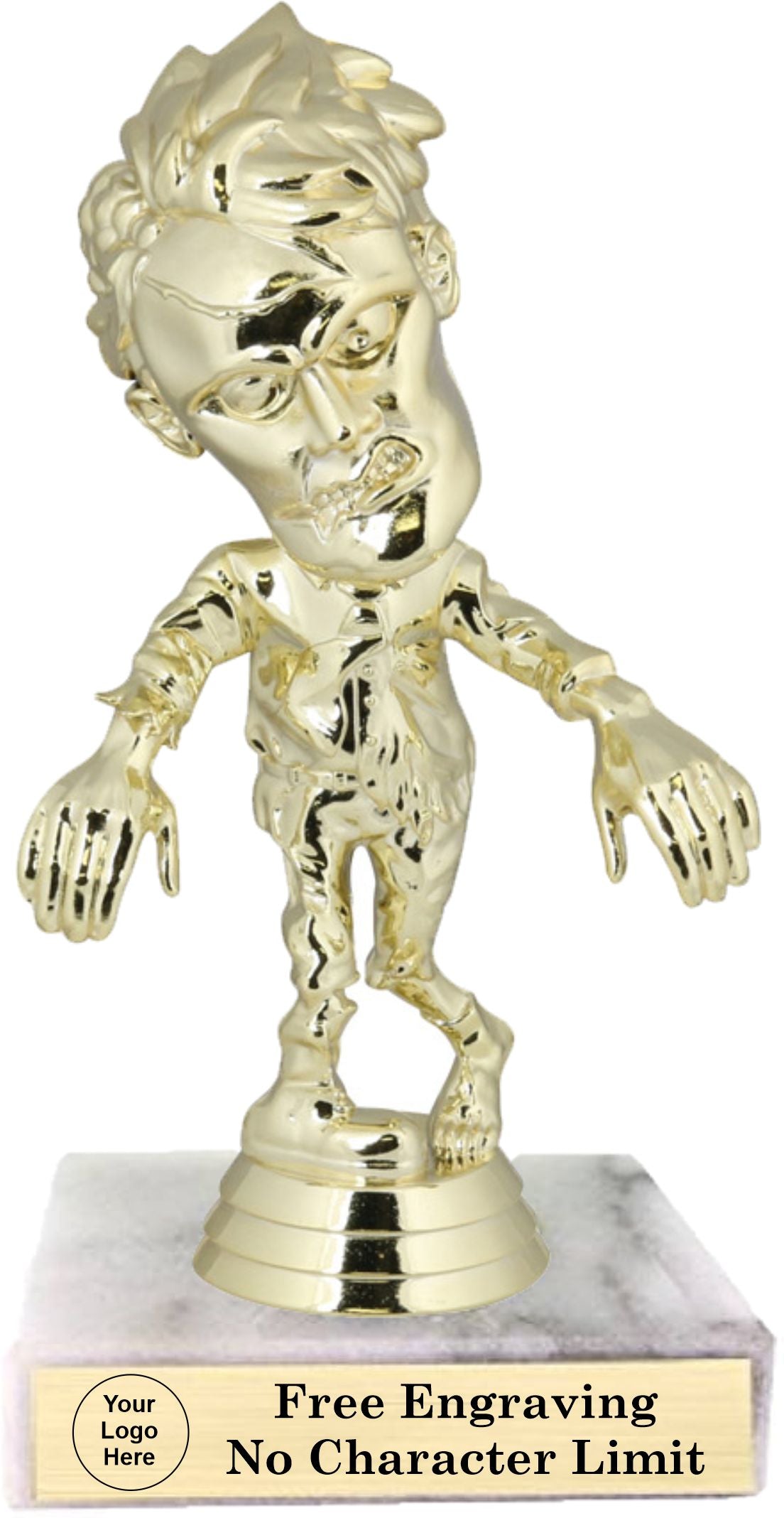 Halloween Zombie Figure Trophy