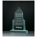 A6590 - 6" x 8" Spire Series Jade Acrylic with Jade Acrylic Base