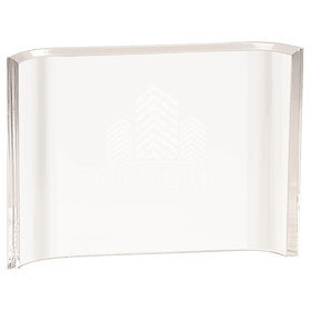 Clear Acrylic Crescent - 0