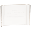 Clear Acrylic Crescent-4