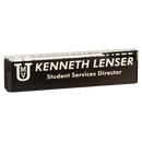 ADW8BK - 8" x 2" Black Acrylic Desk Wedge