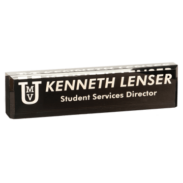 ADW8BK - 8" x 2" Black Acrylic Desk Wedge