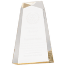 AWG9GD - 9" Gold Facet Wedge Acrylic