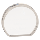 BAC011 - 4" x 3 1/2" Clear Round Acrylic