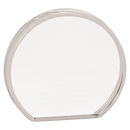 BAC012 - 5" x 4 1/2" Clear Round Acrylic