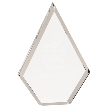 BAC032 - 5" x 7" Clear Diamond Acrylic