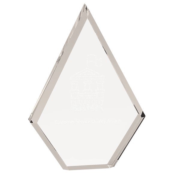 BAC032 - 5" x 7" Clear Diamond Acrylic