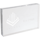 BAC051 - 4" X 6" Clear Rectangle Square Cut Acrylic