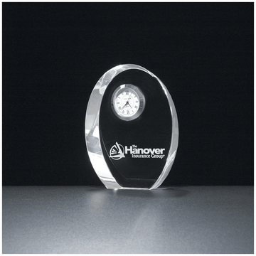 BC962 - 3 7/8" x 4 7/8" Crystal Clock