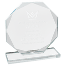 CGS11 - 6" Octagon Clear Glass Award