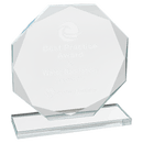 CGS12 - 6 1/2" Octagon Clear Glass Award