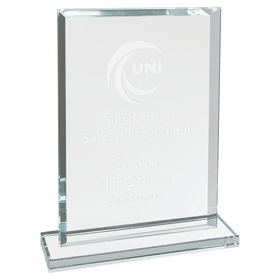 CGS31 - 7" Rectangle Clear Glass Award