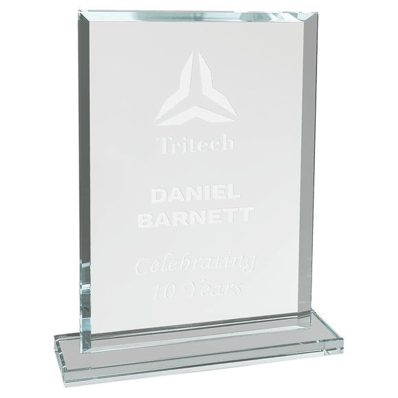 CGS32 - 7 3/4" Rectangle Clear Glass Award