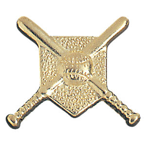 Crossed Bats Chenille Pins - Case of 25