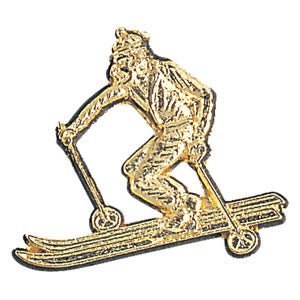 Downhill Skiing Chenille Pins - Case of 25