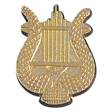 Music Lyre Chenille Pins - Case of 25