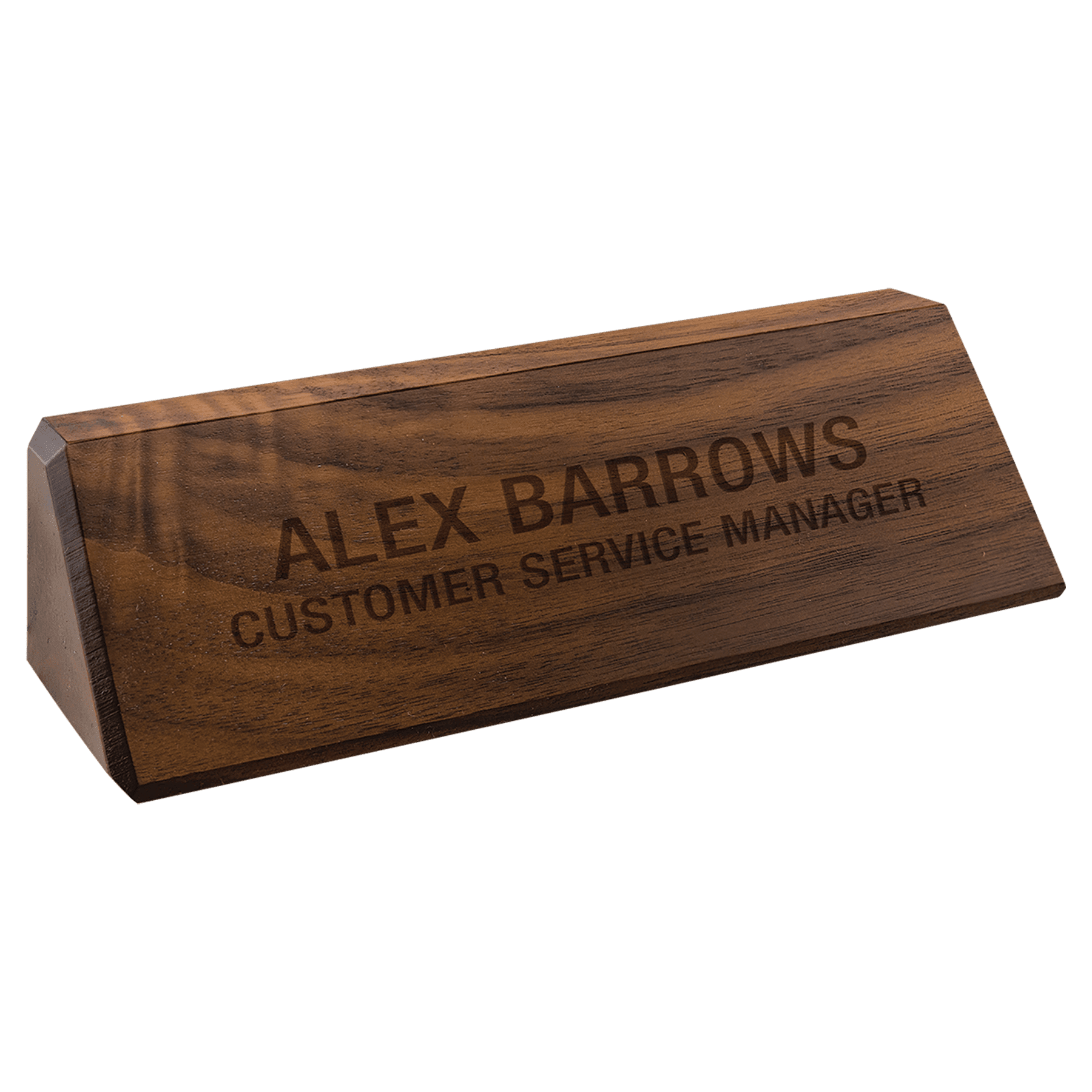 DS8 - 8 1/2" Genuine Walnut Desk Wedge