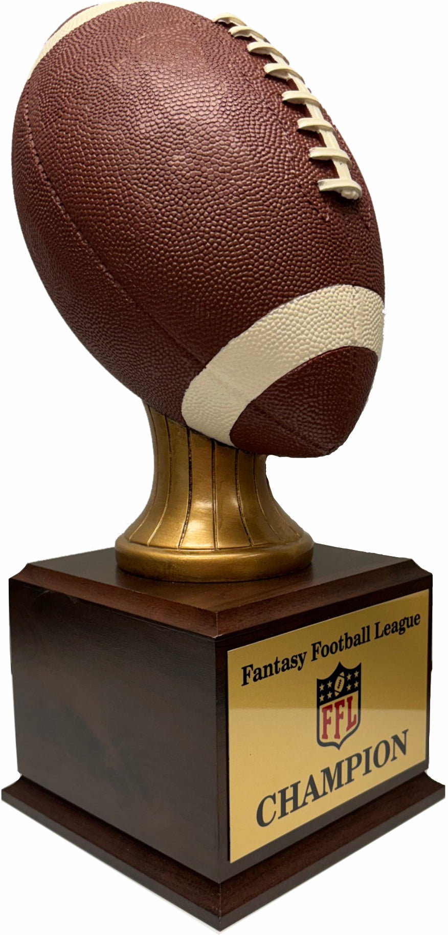 Fantasy Football Champion Trophy with Full Color Football - 0