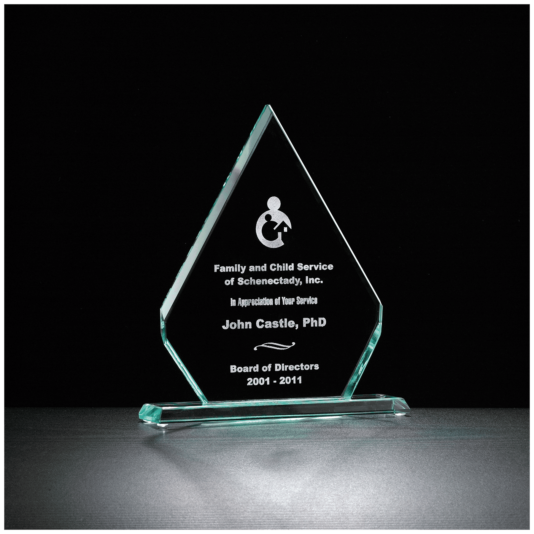 Diamond Series Glass Award - 0
