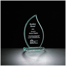 G2302 - 7 1/2" Flame Series Glass Award
