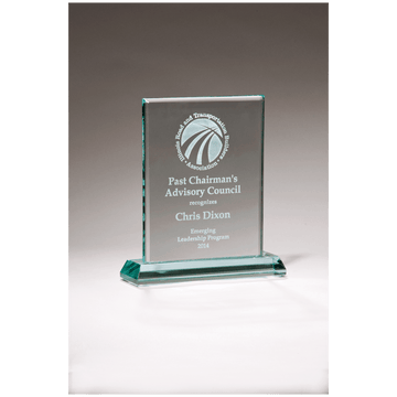 G2641 - 5" x 6" Premium Series Jade Glass Award