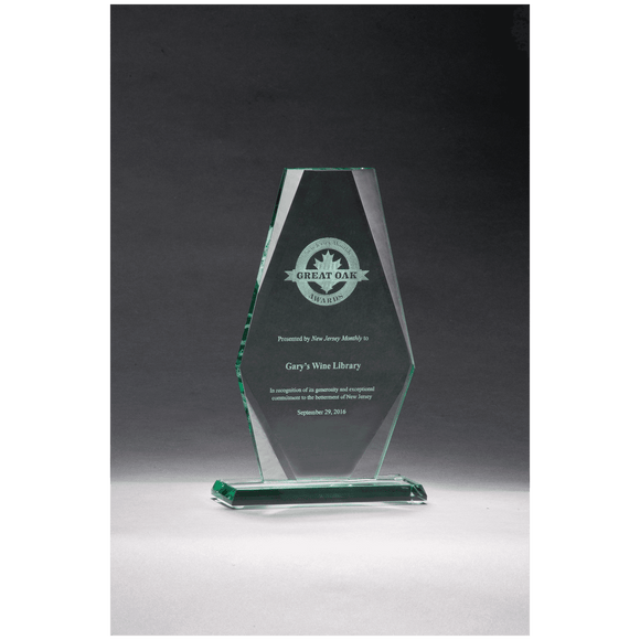 G2748 - 5" x 8" Premium Series Jade Glass Award