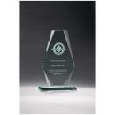 G2749 - 5 1/2" x 9" Premium Series Jade Glass Award