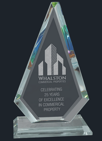 Diamond Series Jade Glass with Prism-Effect Top