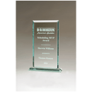 G3164 - 6 1/4" x 9 1/8" Apex Series Jade Glass Award