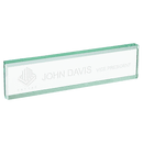 GDW8J - 8" x 2" Jade Glass Desk Wedge