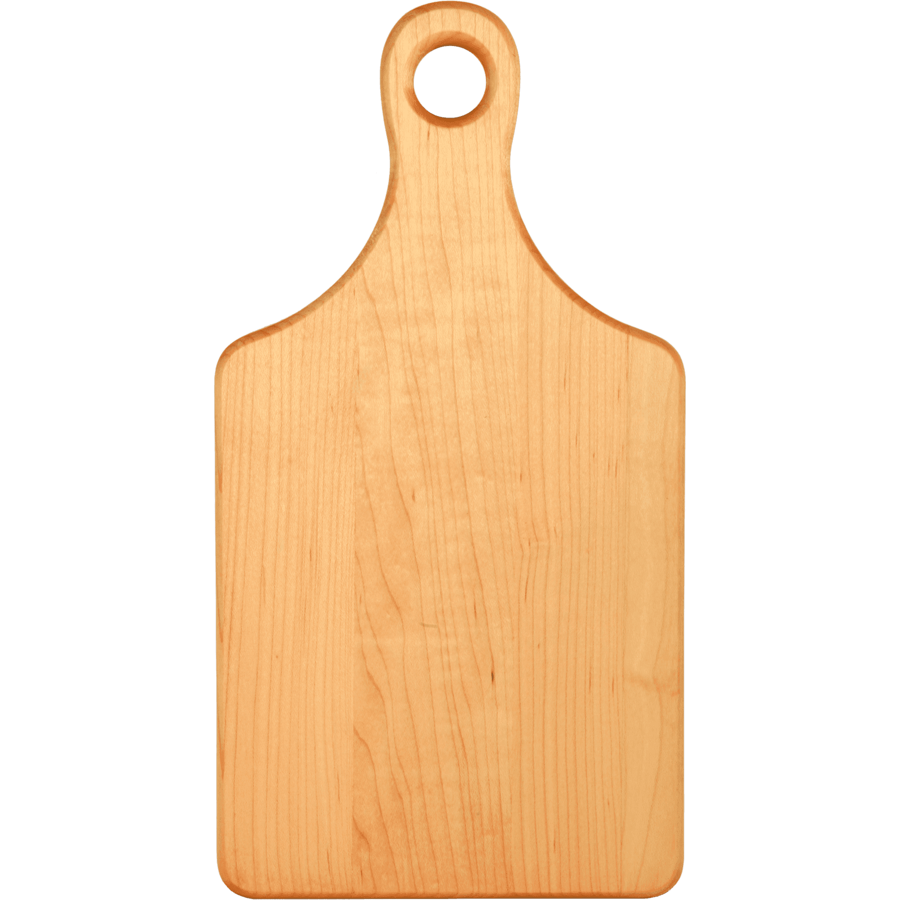 Maple Paddle Shaped Cutting Board Made in USA 13 1/2" x 7"