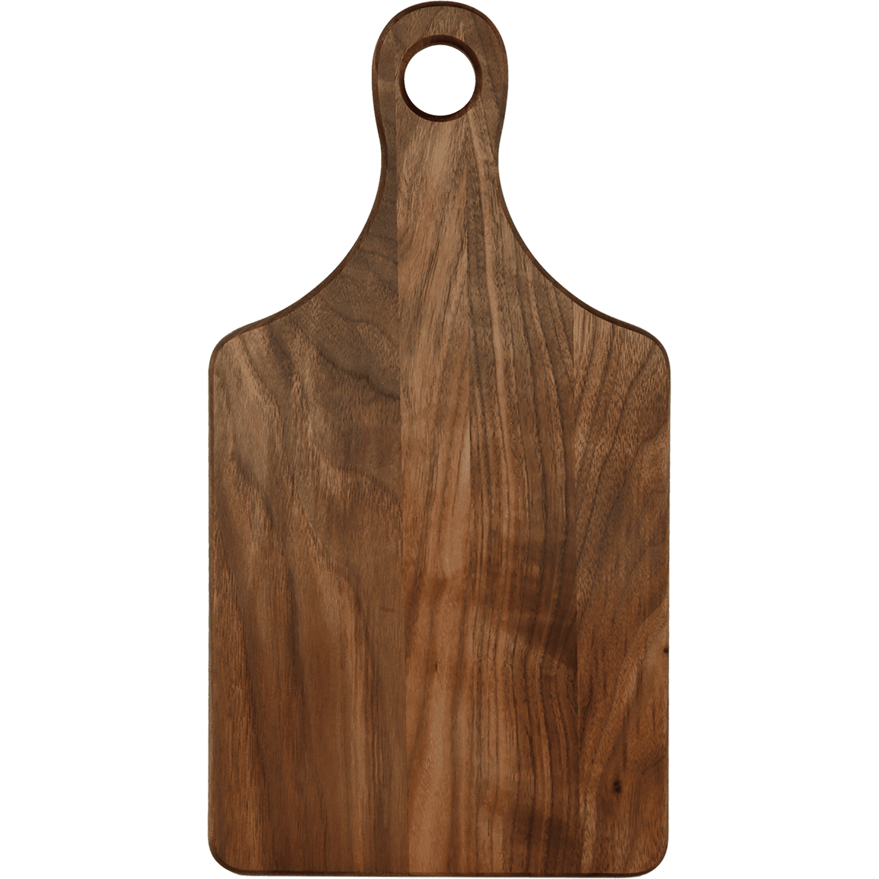 Walnut Paddle Shape Cutting Board Made in USA 13 1/2" x 7"