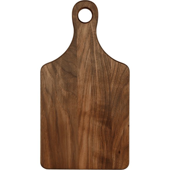 Walnut Paddle Shape Cutting Board Made in USA 13 1/2" x 7"