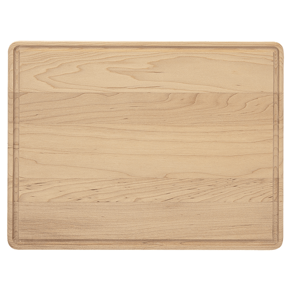 Maple Cutting Board with Drip Ring - 3 Sizes Available