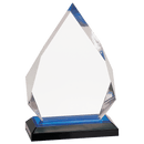 IMP302BU - 5 1/4" x 7 3/4" Blue Diamond Impress Acrylic