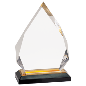 IMP302G - 5 1/4" x 7 3/4" Gold Diamond Impress Acrylic