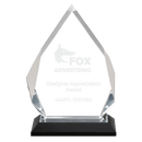 IMP303S - 5 1/4" x 8 3/4" Silver Diamond Impress Acrylic