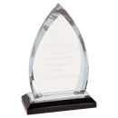 IMP601S - 7 3/4" Silver Oval Impress Acrylic