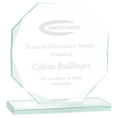 JGS11 - 6" Octagon Jade Glass Award