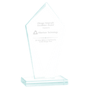 JGS21 - 6 3/4" Diamond Jade Glass Award