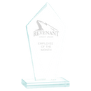 JGS22 - 7 1/2" Diamond Jade Glass Award