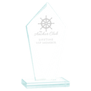 JGS23 - 8 1/2" Diamond Jade Glass Award