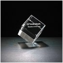 K9013 - 3" Cube Series, Clipped Cube Multi-Faceted Award