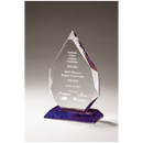 K9258 - 5 3/8" x 8 7/8" Flame Series Crystal with Prism-Effect Base