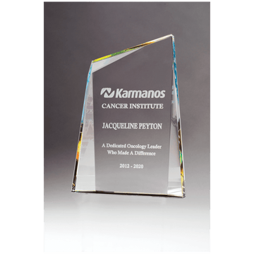 K9275 - 5 7/8" x 8" Zenith Series Crystal with Prism-Effect