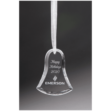 K9314 - 2 3/4" Crystal Bell Ornament
