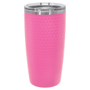 Polar Camel 20 oz. White or Pink Golf Tumbler with Dimples and Slider Lid