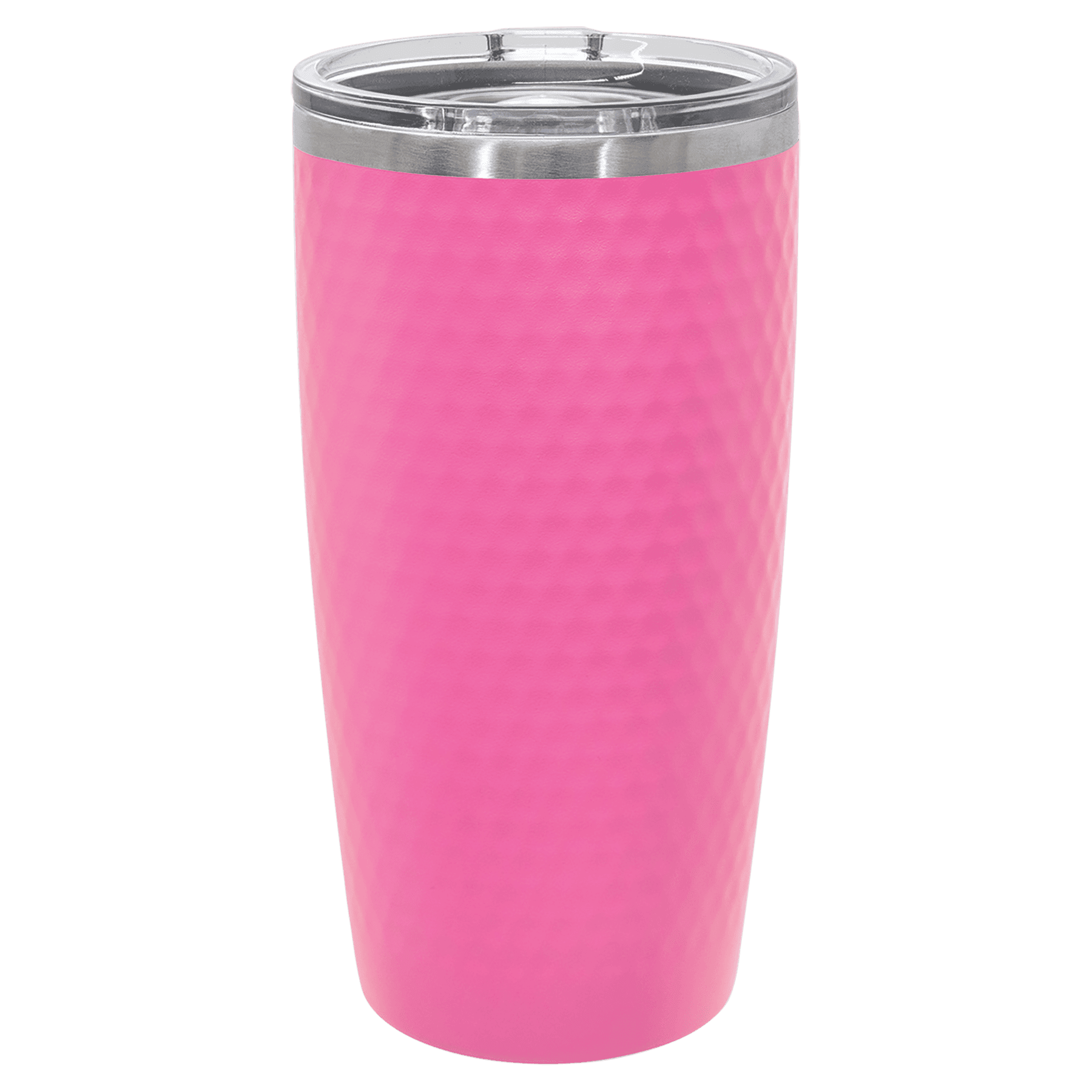 Polar Camel 20 oz. White or Pink Golf Tumbler with Dimples and Slider Lid