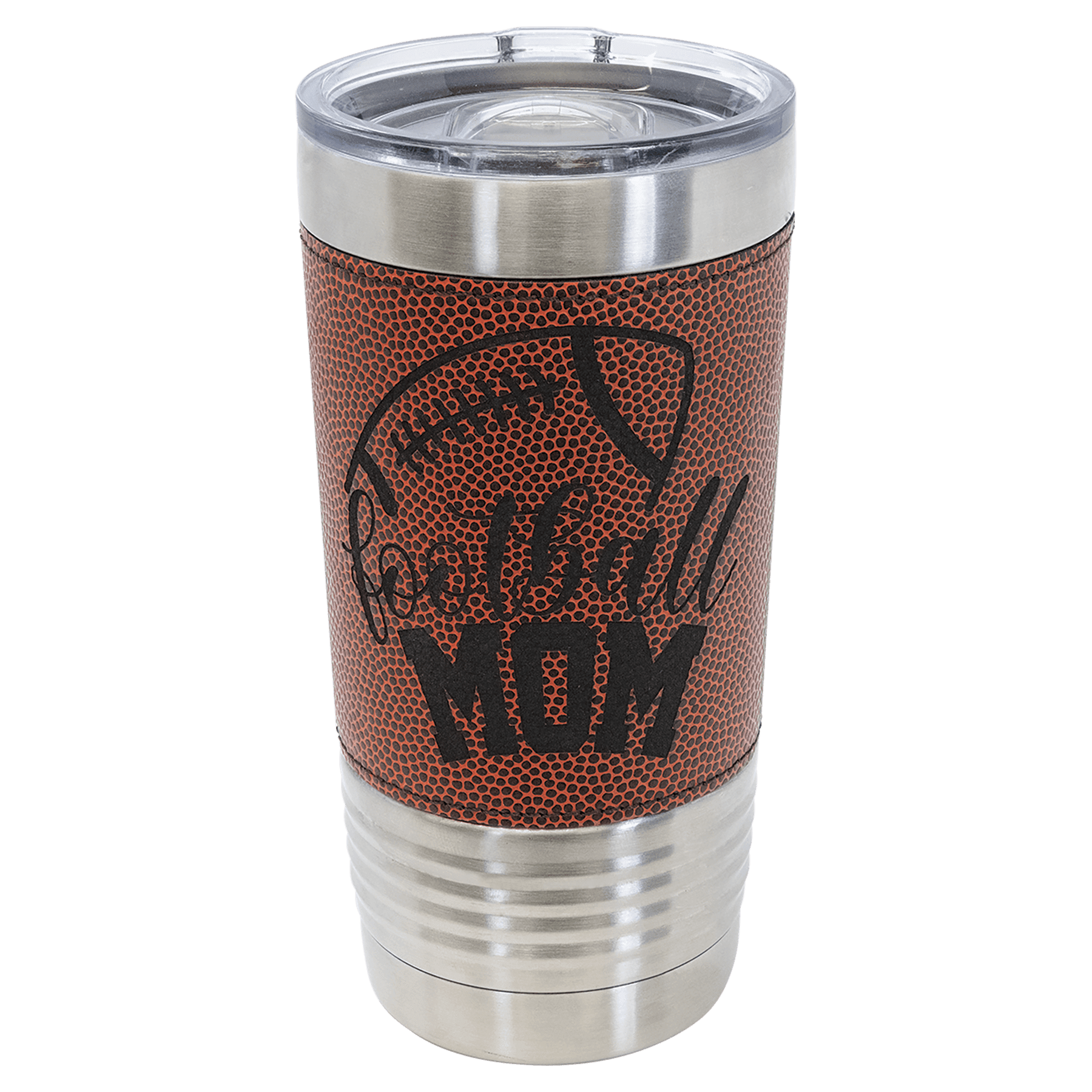 Football Leatherette 20oz Polar Camel Tumbler with Slider Lid