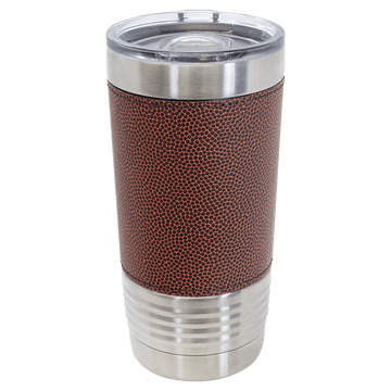 Football Leatherette 20oz Polar Camel Tumbler with Slider Lid